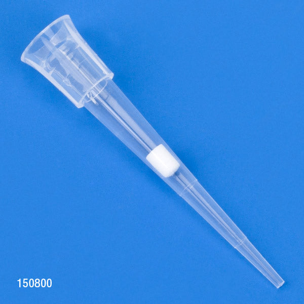 Globe Scientific Certified Filter Pipette Tip, 0.1-10uL, Low Retention, Universal, Graduated, 31mm, STERILE, Racked, 96 of Rack, 10 Racks of  Box