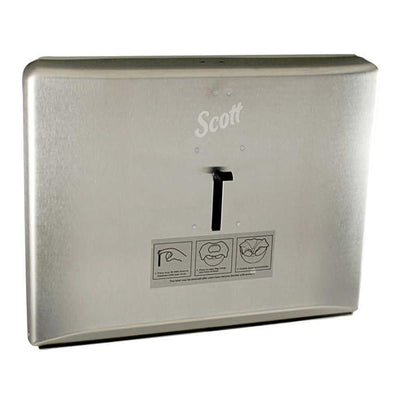 Kimberly Clark Professional Dispenser Toilet Seat Cover Reflections Stainless Steel Silver Each - 9512