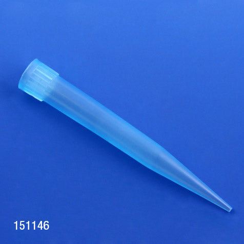 Globe Scientific Pipette Tip, 100 - 1000uL, Universal, Blue - GS-151146