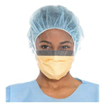 O & M Halyard Combination Mask / Shield Procedure FluidShield ASTM Level 3 Orange 25/Bx, 4 BX/CA - 48247