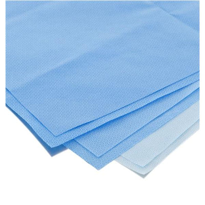 O & M Halyard WrapCaseR Halyard 18 in x 18 in Blue Not Made From Natural Rubber Latex 100/Bg, 10 BG/CA - 37049