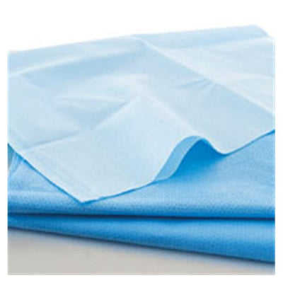 O & M Halyard WrapCaseR Halyard 20 in x 20 in Blue Not Made From Natural Rubber Latex 100/Bg, 10 BG/CA - 37050