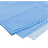 O & M Halyard WrapCaseR Halyard 24 in x 24 in Blue Not Made From Natural Rubber Latex 100/Bg, 5 BG/CA - 37051