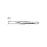 Miltex Forcep Tissue Russian Meister-Hand 8" Straight 8x8 Side Grasping Teeth SS Each - Integra Miltex - MH6-144