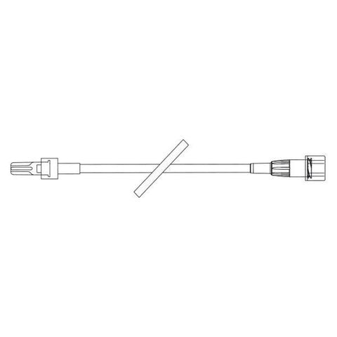 Baxter Healthcare IV Catheter Extension Set 7" Male Luer Lock Adapter Primary Infusion Spike Each, 50 Each/CA - 2N1194