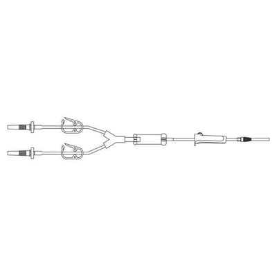 Baxter Healthcare Irrigation Set Cysto/T.U.R. Y-Type Dual Spike/Gravity Flow 80" Each, 12 Each/CA - 2C4041