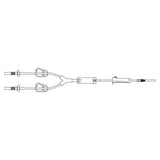 Baxter Healthcare Irrigation Set Cysto/T.U.R. Y-Type Dual Spike/Gravity Flow 80" Each, 12 Each/CA - 2C4041