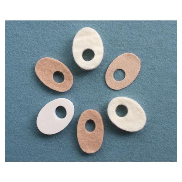 Aetna Felt Corporation Pad Orthopedic Pedi-Pads Regular Foot Felt 1/8" Thick Flesh #101 100/pk - 3159