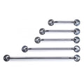 Graham Grab Bar Straight Lumex 250lb Capacity 16" Chrome Plated Each - Field/Everest &Jennings - 2016A