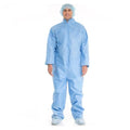 O & M Halyard Coverall Protective Disposable X-Large Blue 24/Ca - 75631