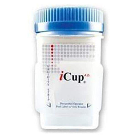 Alere Toxicology iCup Drug Screen Test Kit Moderately Complex 3 Panel 25/Bx - Products - I-DOA-1237