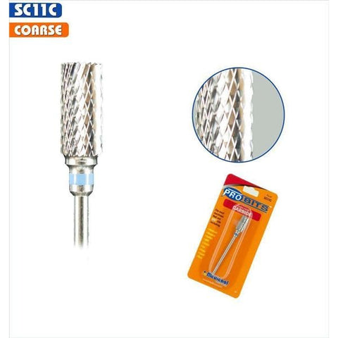 Medicool Bur 3/32" Coarse Flat Barrel Swiss Carbide Each - SC11C