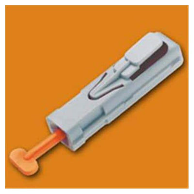 National Distribution & Contra Lancet Unistik 2 21gx3.0mm Sterile Orange Incision Device 100/BX - OWM AT0712