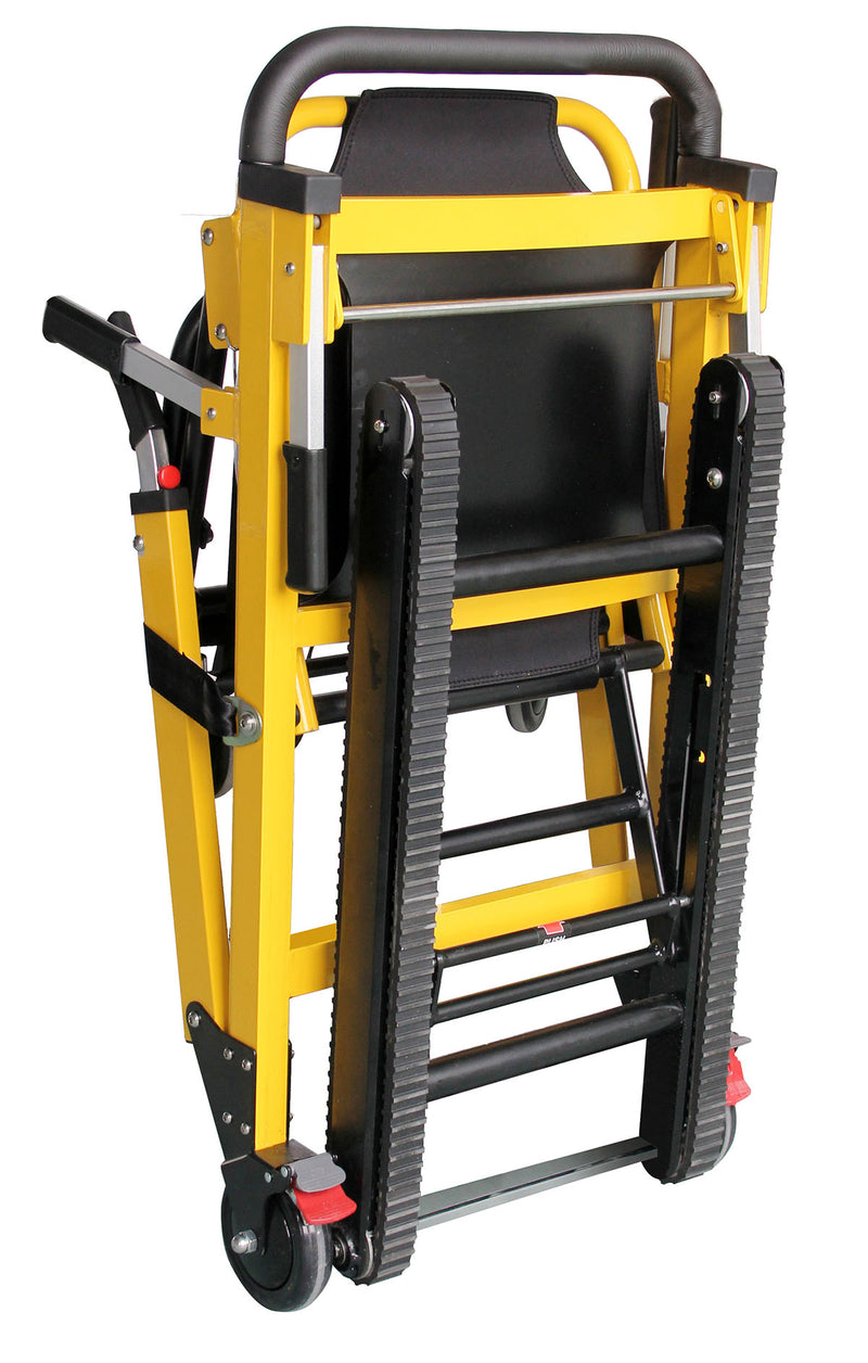 Manual Track Stair Chair-4 Wheels-Yellow - FE-16-1902