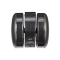 Hillrom Caster, Swivel, 40mm, Twin, Black - 160602
