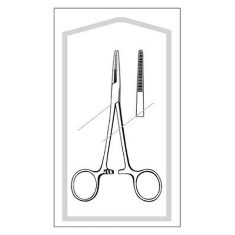 Sklar Instruments Forcep Kelly Econo 5-1/2" Straight Stainless Steel Disposable 50/Ca - 96-2560