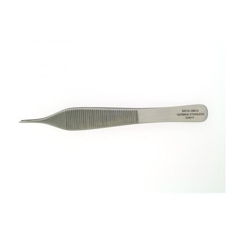 Hermann Medizentechnik Forcep Micro Adson 4-3/4"/12cm 1x2 Teeth Each - BR10-18612