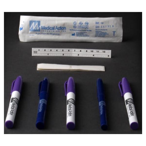 Medical Action Industries Pen Marking Fine Tip Violet Sterile 100/Ca - Q200