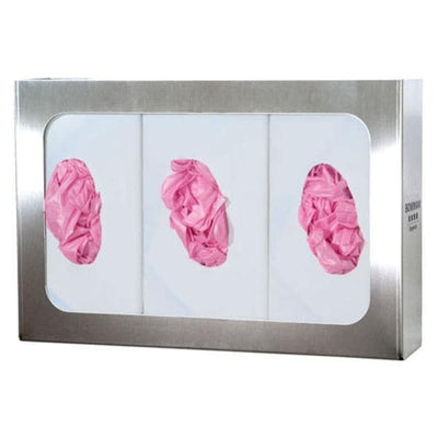 Bowman Medical Products Glove Box Holder Stainless Steel Triple Gray Each - GS-006