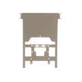 Hillrom Weldment, Width Ext, Thigh, LH - 174241S