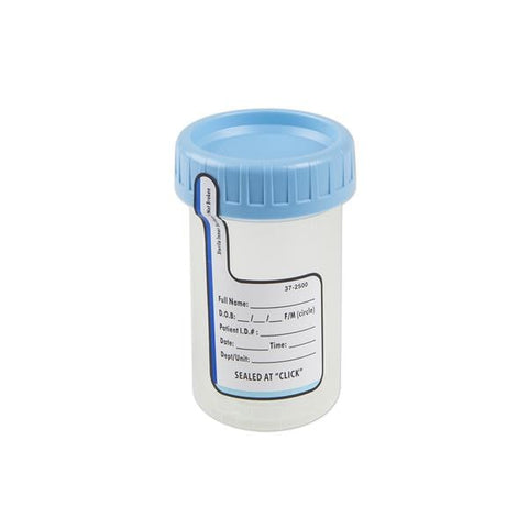 Medegen Medical Products, LLC ClikSeal Specimen Container 4oz Sterile 300/Ca - 1063