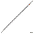 Globe Scientific 10mL, Serological Pipette, PS, Standard Tip, 345mm, STERILE, Orange Striped, Individually Wrapped - GS-1760