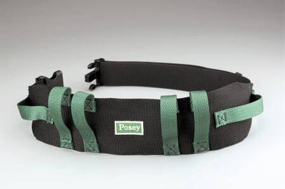 Gait Belt Posey 55 Inch Length Green / Black Nylon -