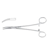 Miltex Forcep Hemostatic Schnidt Meister-Hand 7-1/2" Serrated Curved Stainless Steel Each - Integra Miltex - MH22-662