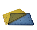 RUMEX Plastic Sterilizing Tray with Silicone Finger Mat, Extra Large, 254×152×19 mm, 10×6×0.75″