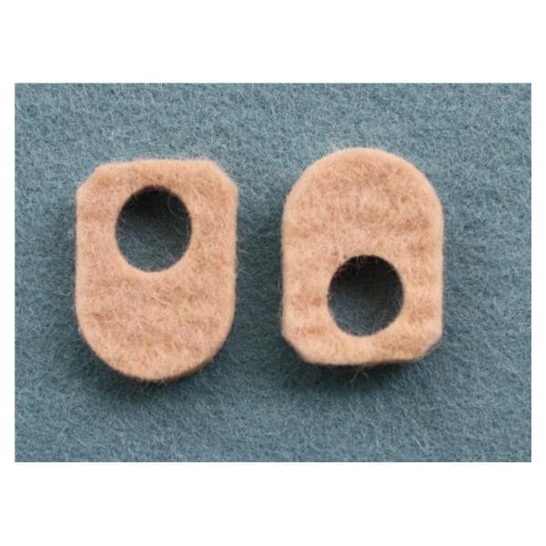 Aetna Felt Corporation Pad Orthopedic MPS Corn Felt 2" 1/8" Thick Adhesive Flesh Size C-34 100/Bg - 34159K