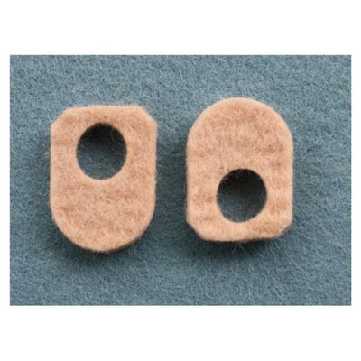 Aetna Felt Corporation Pad Orthopedic MPS Corn Felt 2" 1/8" Thick Adhesive Flesh Size C-34 100/Bg - 34159K