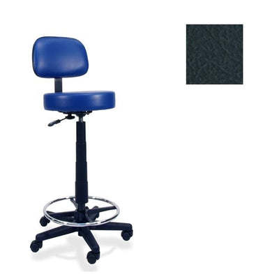 Winco Mfg, LLC Chair Task Black 2" Casters Adjustable Backrest 5 Leg Each - 4380-08