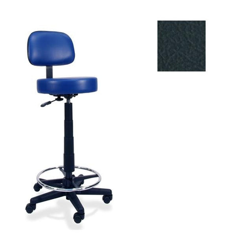 Winco Mfg, LLC Chair Task Black 2" Casters Adjustable Backrest 5 Leg Each - 4380-08