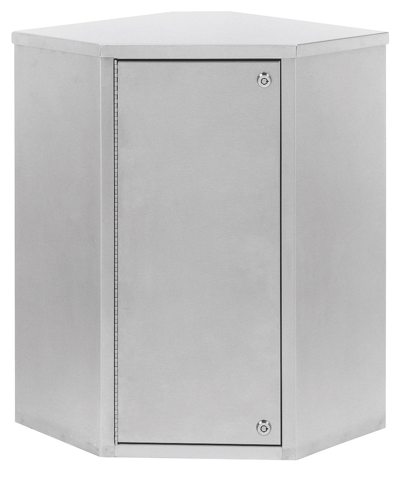 Omnimed Corner Double Door Narcotic Cabinet (24”H X 22.8”W X 15.6”D)