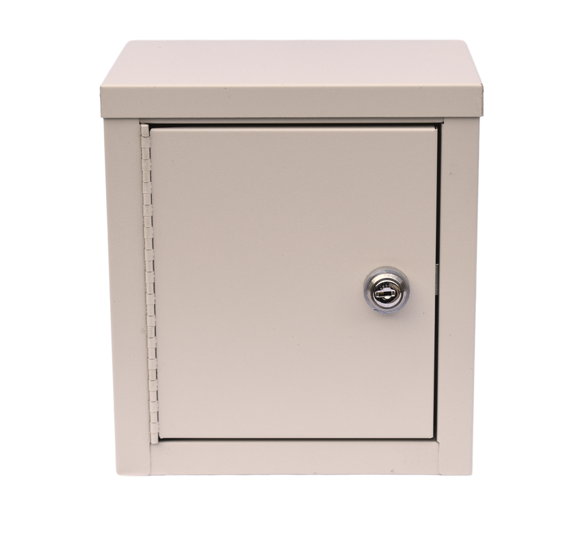 Omnimed Mini Double Door Economy Narcotic Cabinet (9”H X 8”W X 5 5⁄8”D)