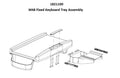 capsa M48 CareLink Fixed Keyboard Tray