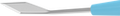 RUMEX Disposable Slit Knife, Single Bevel, 2.40 mm, Angled, Safety System, 6 per Box