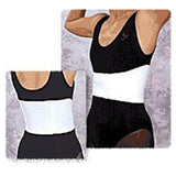 Scott Specialties Inc Belt Rib Elastic Men White Size 6" Medium Each - 0303-MEDIUM