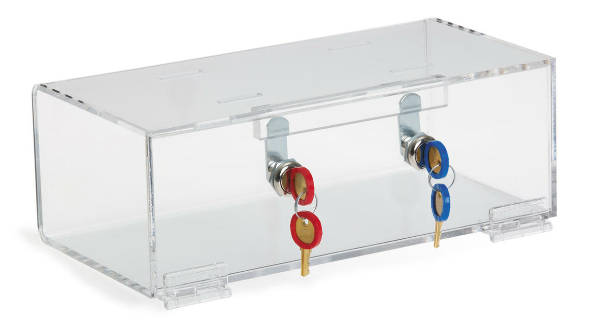 Omnimed Double Lock Clear Acrylic Refrigerator Lock Box