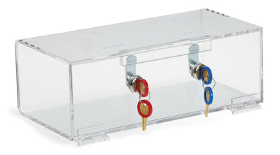 Omnimed Double Lock Clear Acrylic Refrigerator Lock Box