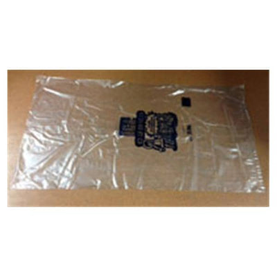 Poly Plastics Ice Bag Cold Therapy Plastic Disposable Clear 11.5x22" 1000/Ca - H21PMET