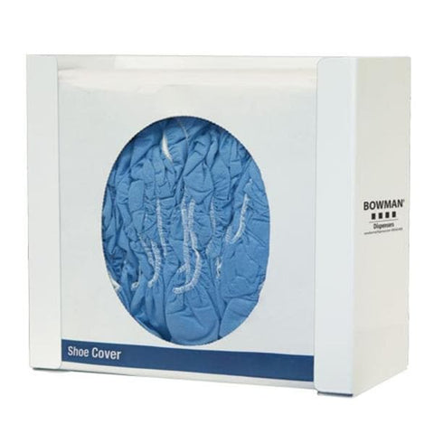 Bowman Medical Products Dispenser Bouffant Cap / Shoe Cover 10.06 in x 10 in x 5.31 in White Each - BB-034
