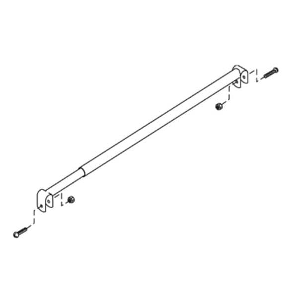 Graham Immobilizer Anti-Fld f/ Advntg/Trvlr SE/L3/L4/LX/Advntg Rclnr Chrm 16-24 Slvr Each - Field/Everest &Jennings - 92523850