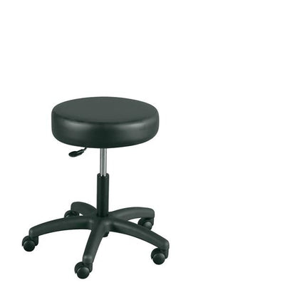 Winco Mfg, LLC Stool Task Black 2" Casters Backless 5 Leg Each - 4300-08
