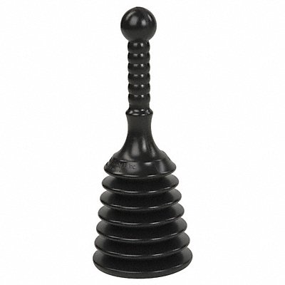 Polyethylene Bellows Plunger Cup Dia 5 Handle Length 6-1/2 1 EA