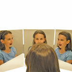 Glassless mirror, triple panel, 12" W x 16" H - FE-19-1061