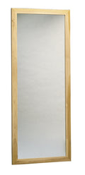 Glass mirror, wall mount, vertical, 28" W x 75" H