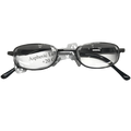 PEWTER METAL ASPHERIC LENTICULAR SPECTACLES