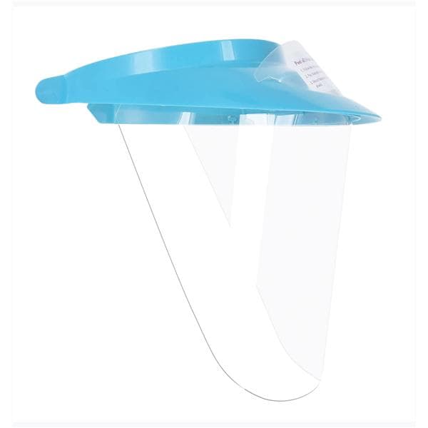 Pac Shield iVisor Kit One Size Adjustable Blue Reusable W/ 3 Replacement Shields Each - Dent, Inc - V013B