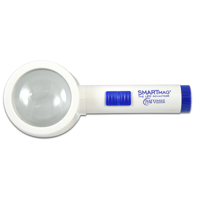 SMARTMAG 4X "HIGH CONTRAST" WARM LED STAND MAGNIFIER